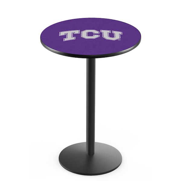 42" Blk Wrinkle TCU Pub Table
